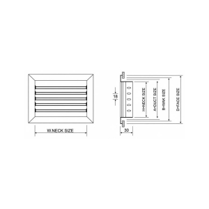 Miệng Gió Nan Đơn / Single Air Grille